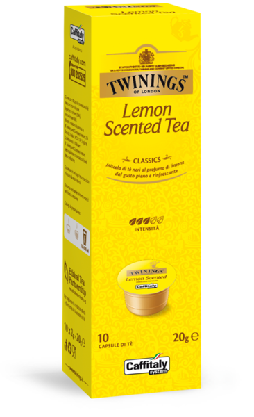 LEMON SCENTED TEA - MELNĀ TĒJA AR CITRONU -  1 kapsula 
